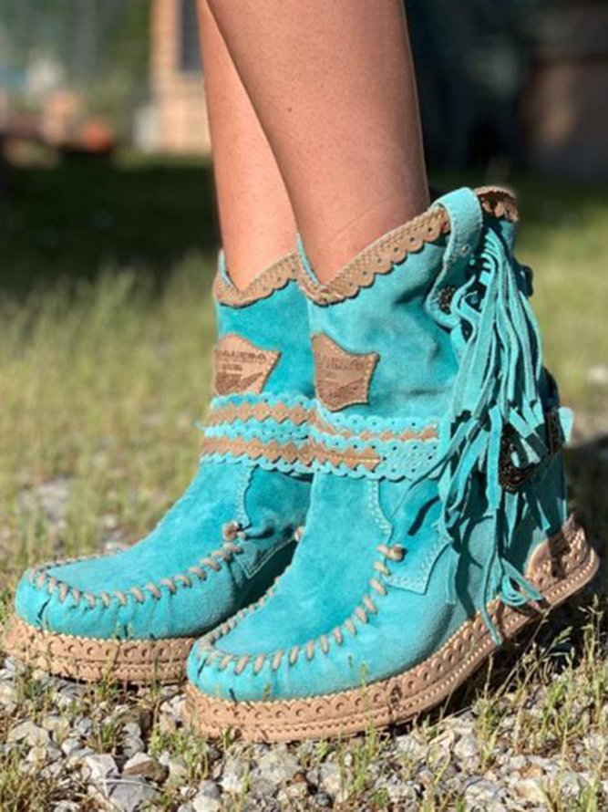 Wild Sage™ | Fringe Boots