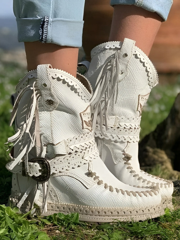 Wild Sage™ | Fringe Boots