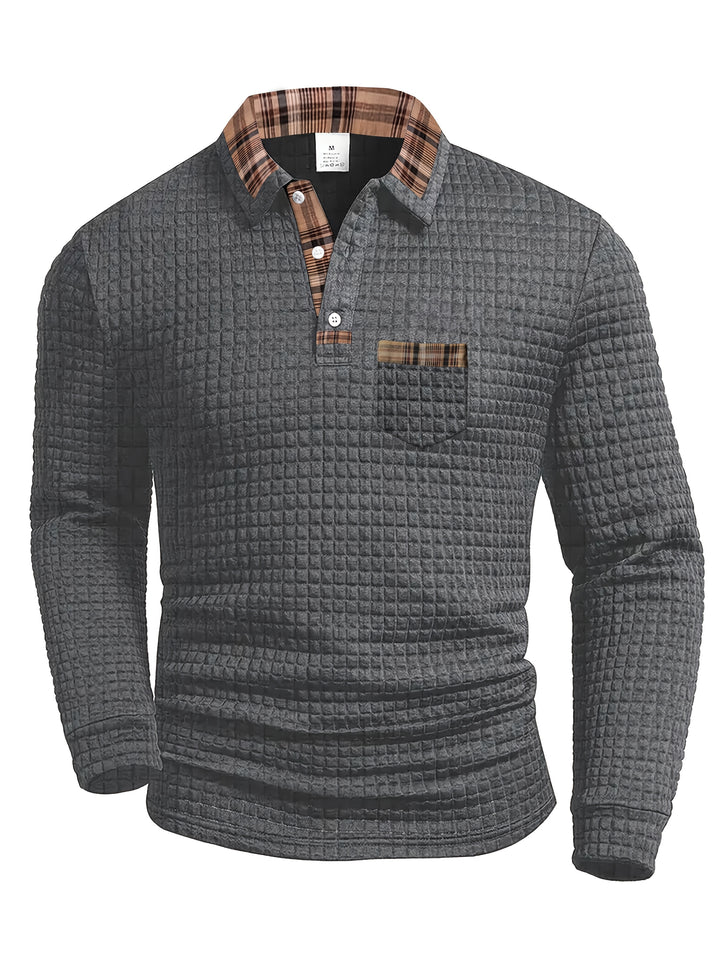 Langley™ | Button-Up Knit Polo