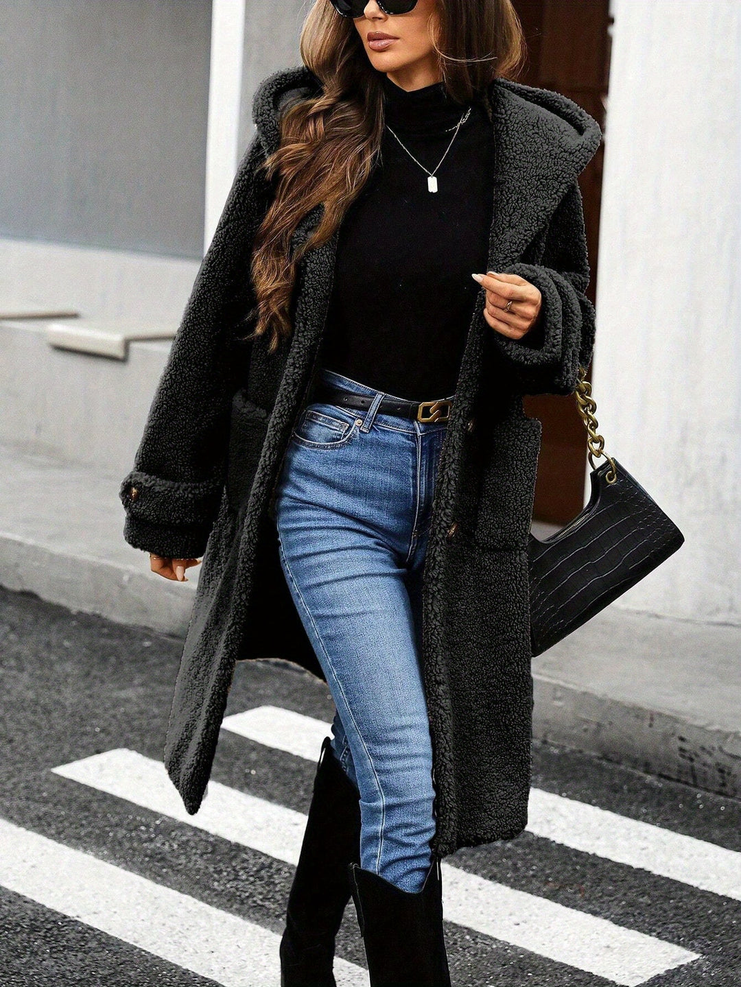 Ravenshire Luxe™ | Longline Hooded Coat