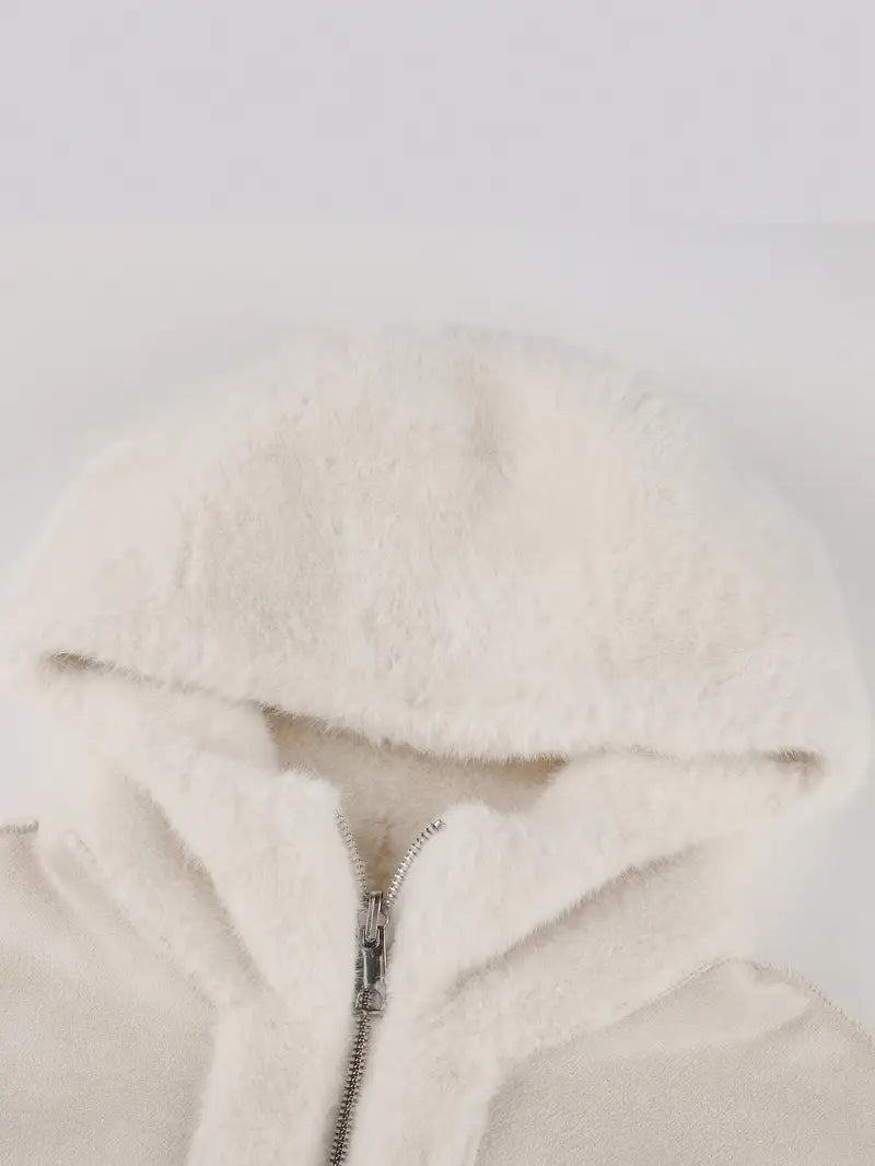 Serenelle™ | Reversible Fur Hooded Coat