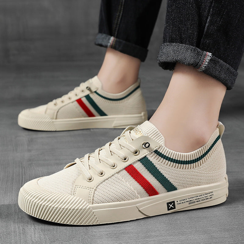The Camden™ | Knit Stripe Sneakers