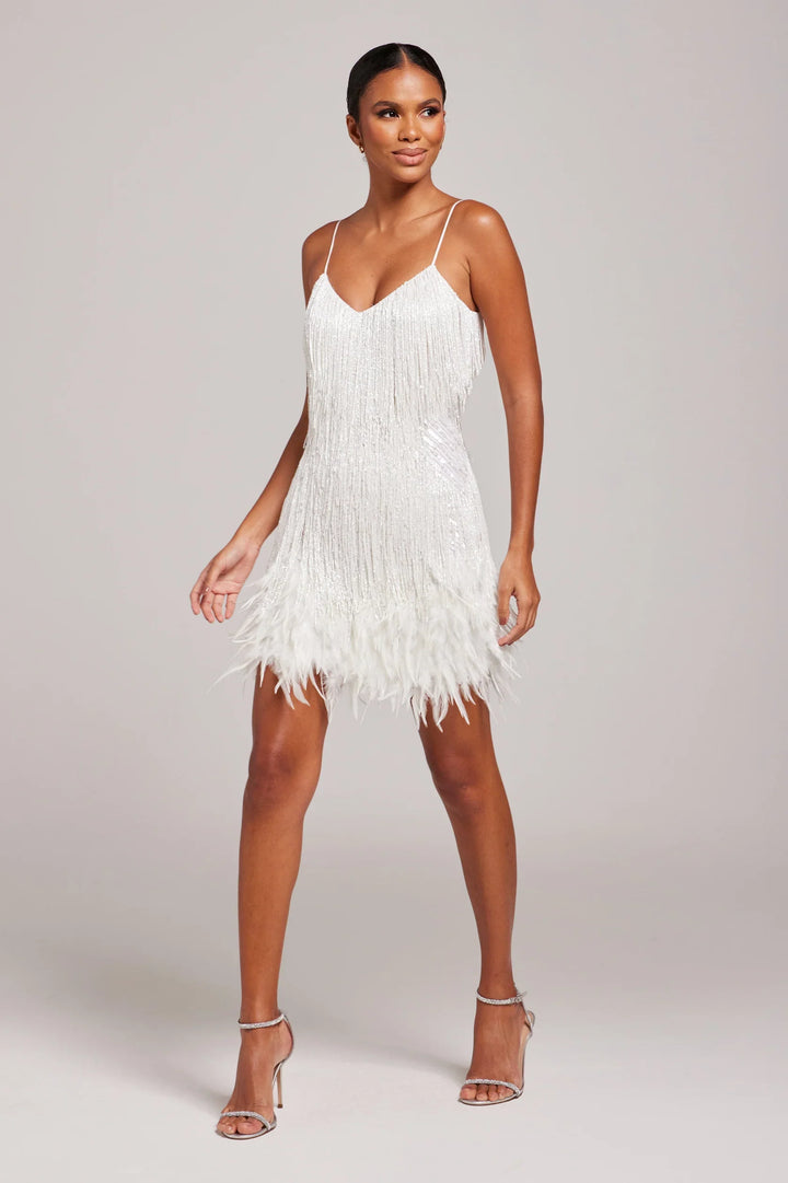 Brielle - Feather Mini Dress