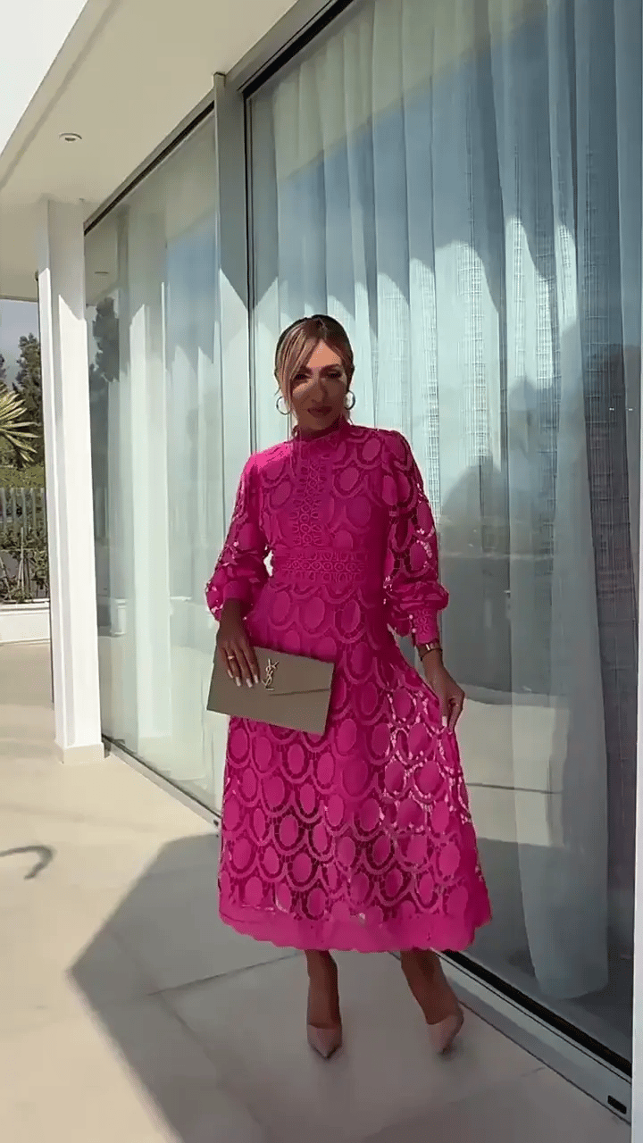 Charlotte - Romantic Elegant Midi Dress