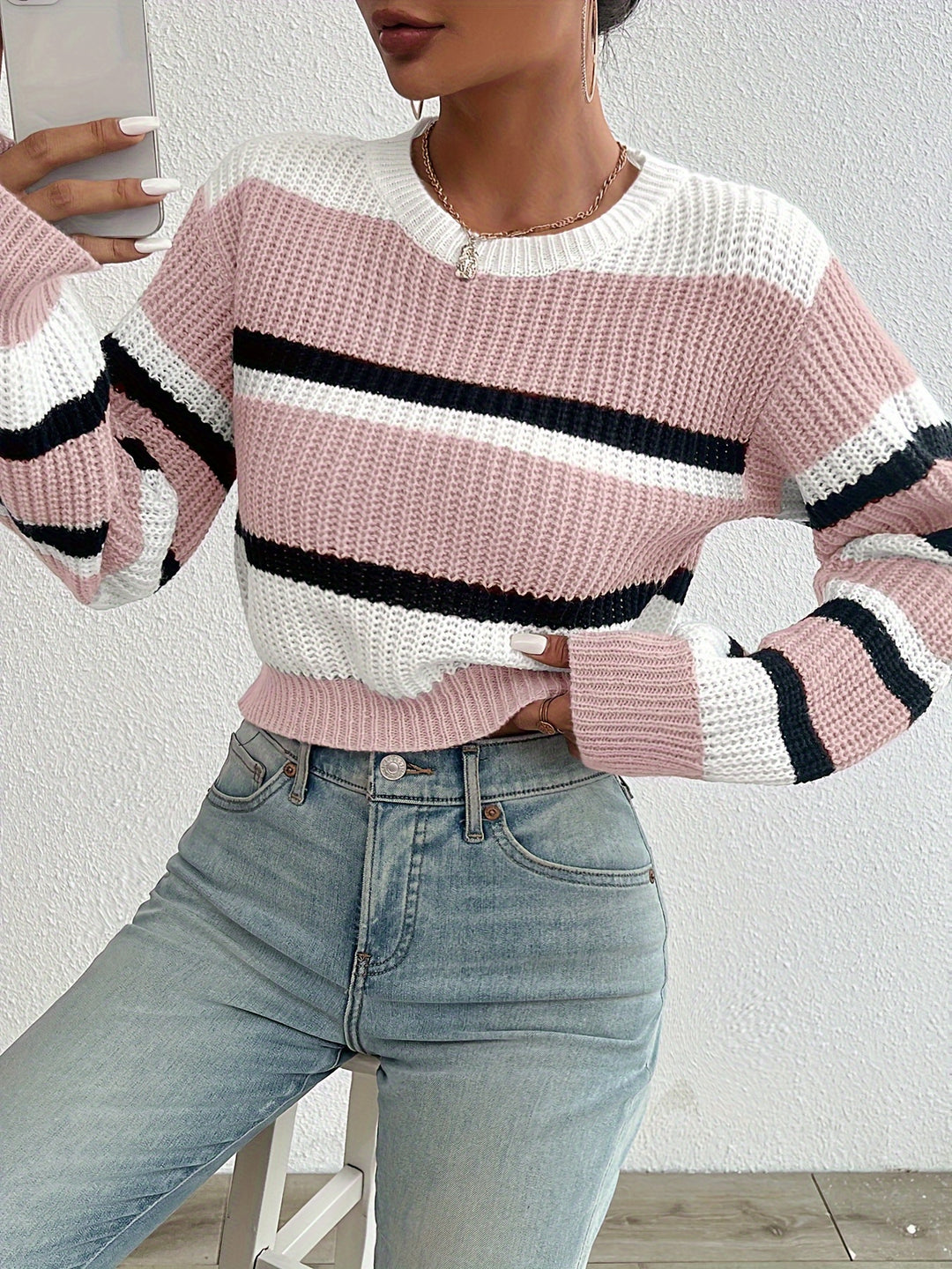 Isla Luxe™ | Relaxed Stripe Knit