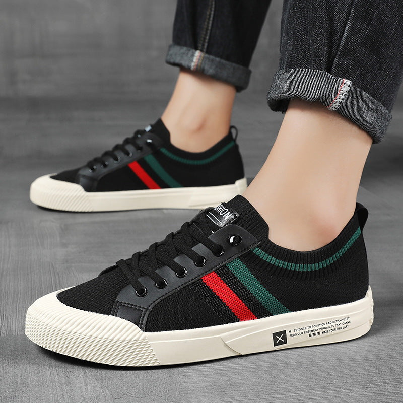 The Camden™ | Knit Stripe Sneakers