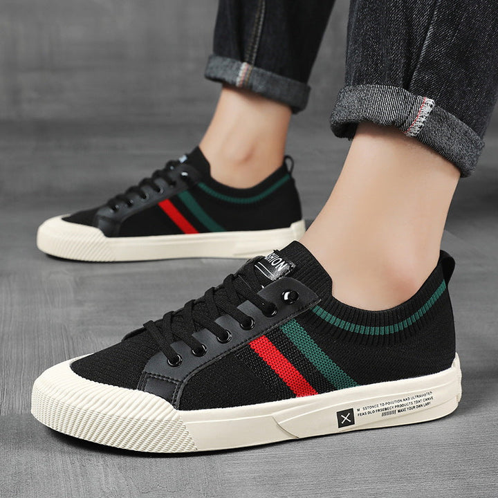 The Camden™ | Knit Stripe Sneakers