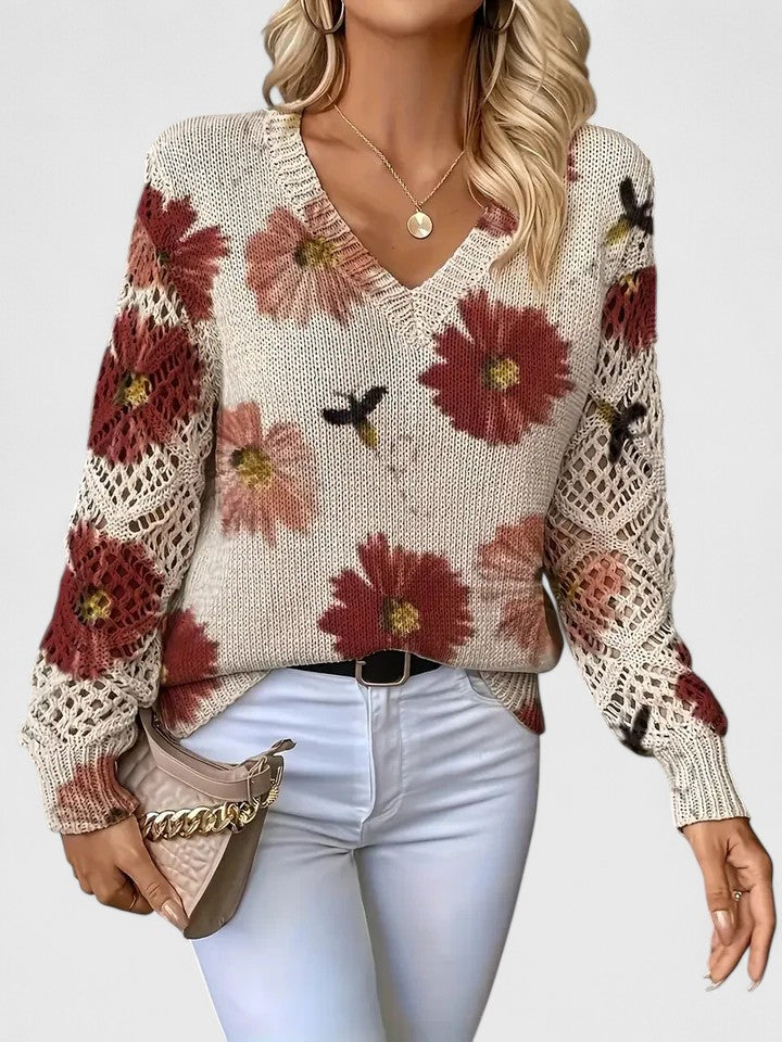 FloraBloom™ | Elegant Knit Sweater