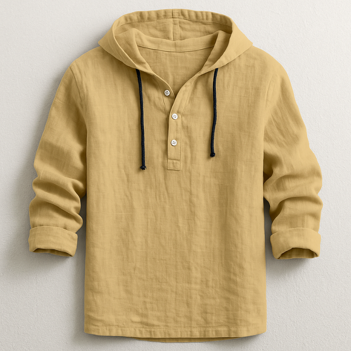 Lennox™ | Luxury Linen Hoodie