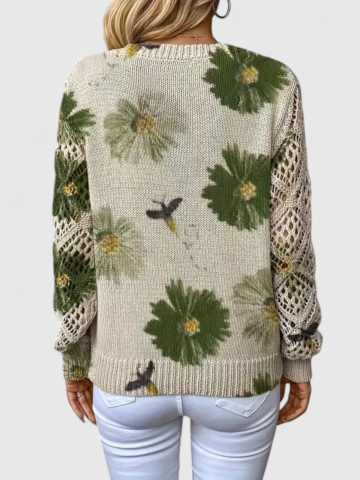 FloraBloom™ | Elegant Knit Sweater