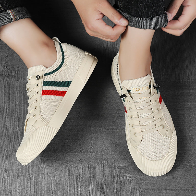 The Camden™ | Knit Stripe Sneakers