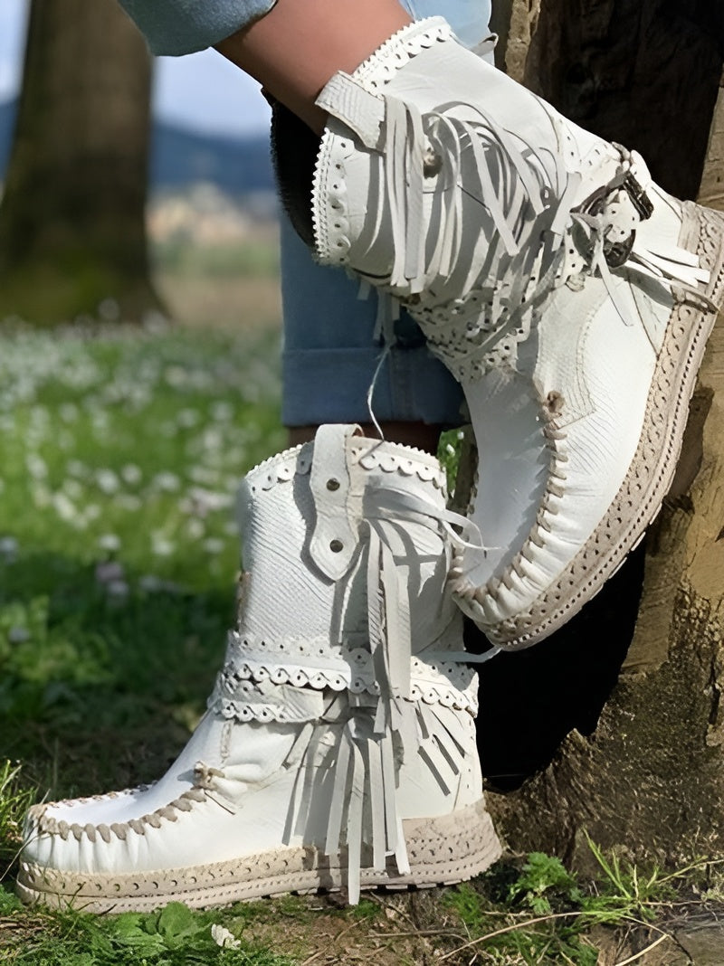 Wild Sage™ | Fringe Boots