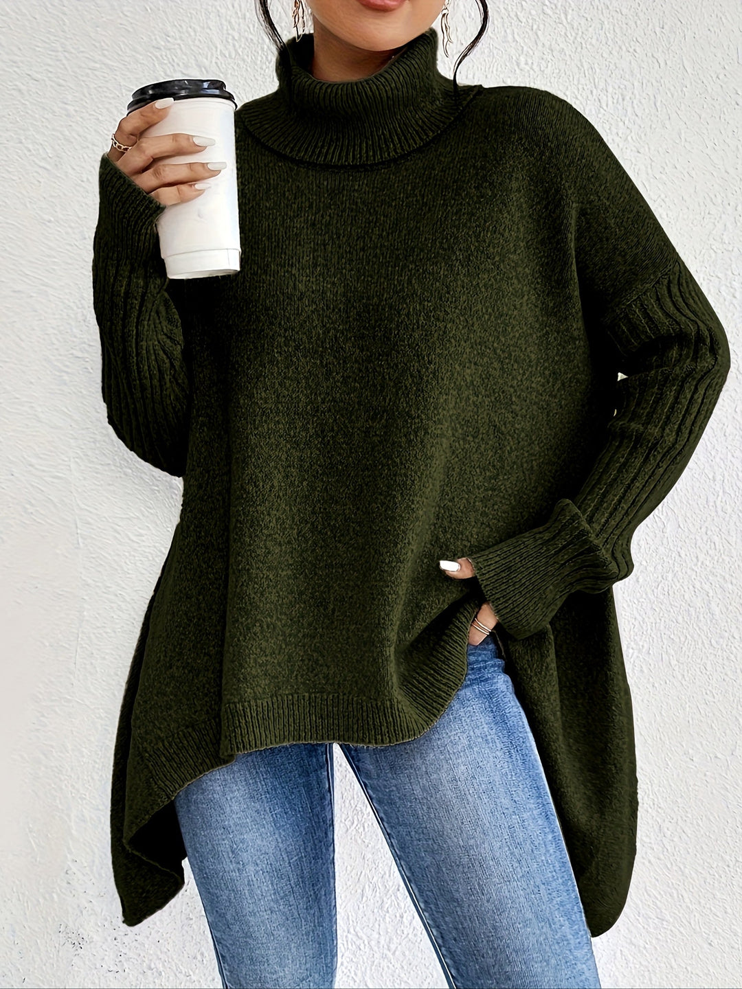 Lynora Luxe™ | Oversized Turtleneck Jumper