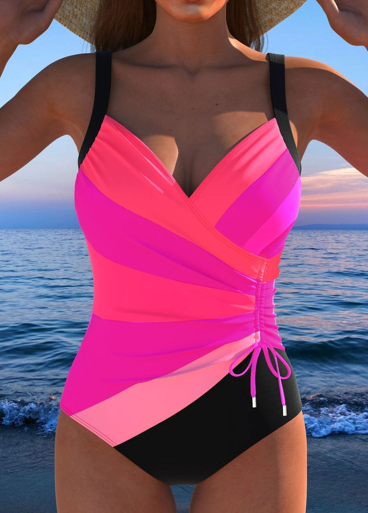 Seabreeze™ | Nautical Wrap Swimsuit