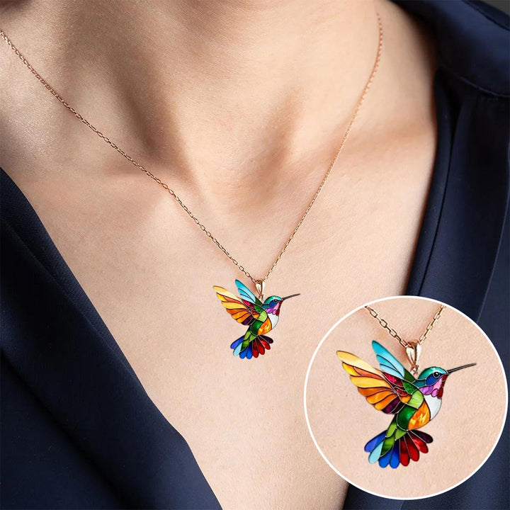 Aurora™ | Hummingbird Pendant Necklace