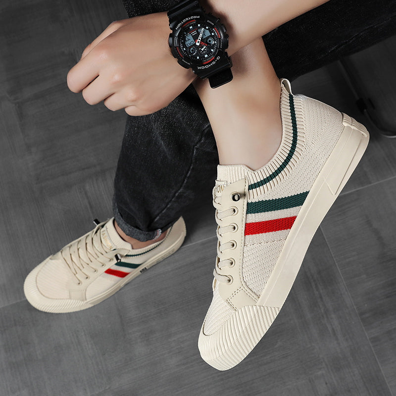 The Camden™ | Knit Stripe Sneakers