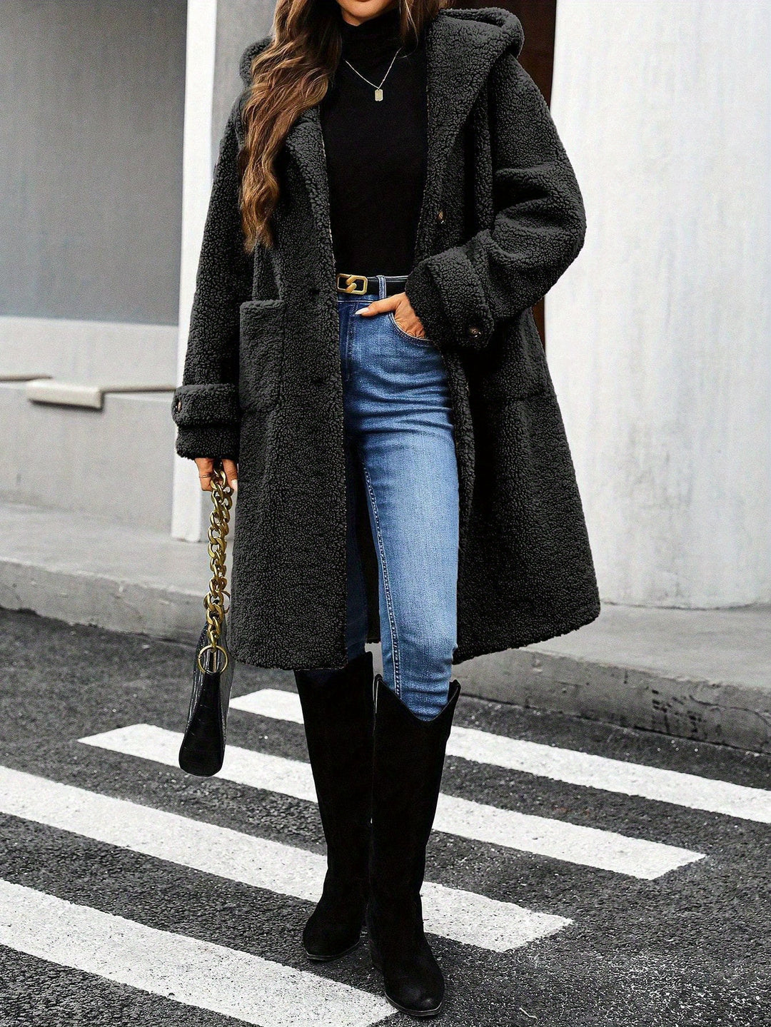 Ravenshire Luxe™ | Longline Hooded Coat