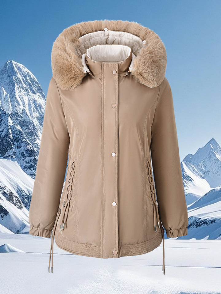 Lydia Luxe™ | Reversible Hooded Coat