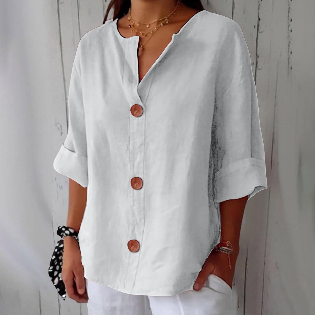 The Riviera Blouse™ | Timeless Warm-Weather Style