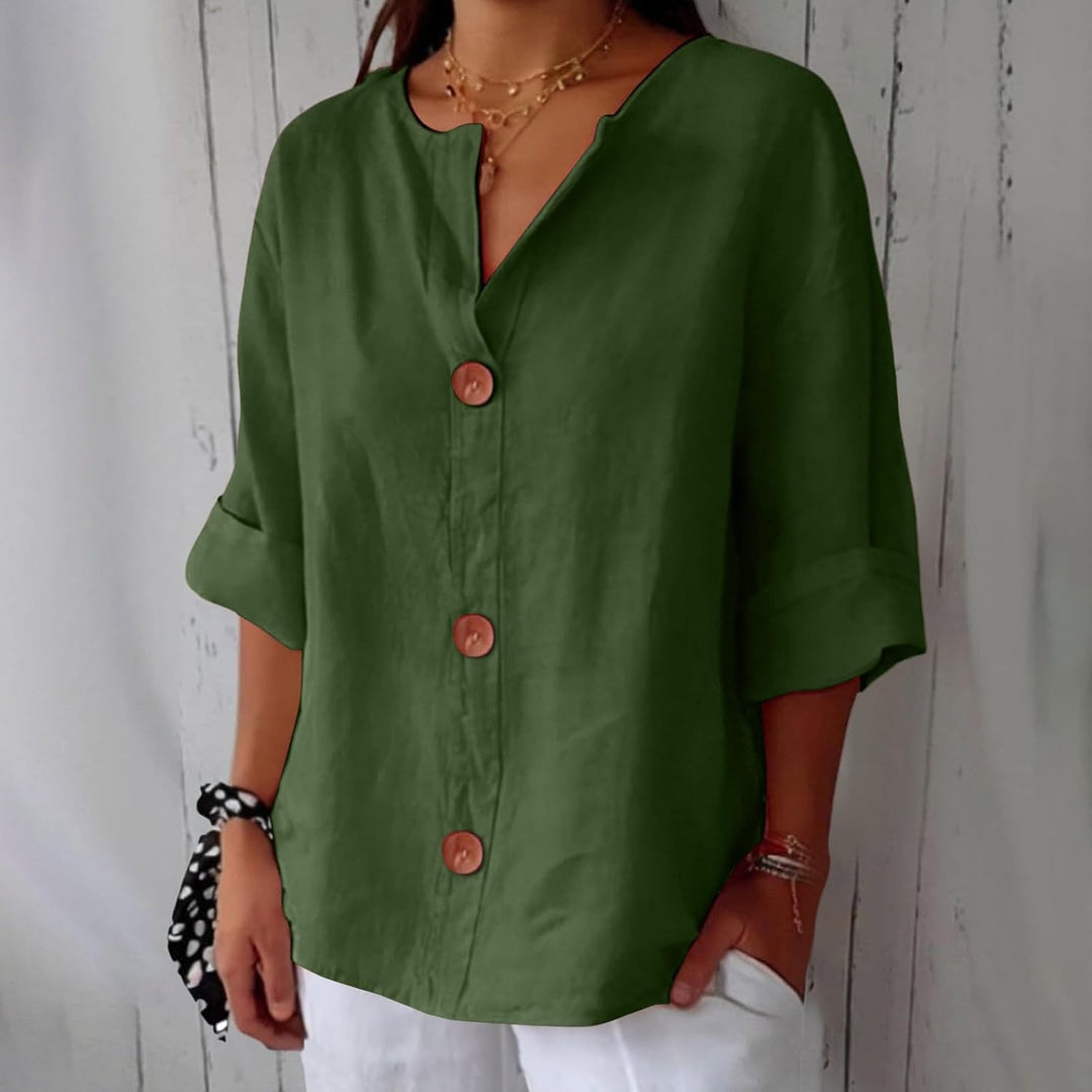 The Riviera Blouse™ | Timeless Warm-Weather Style