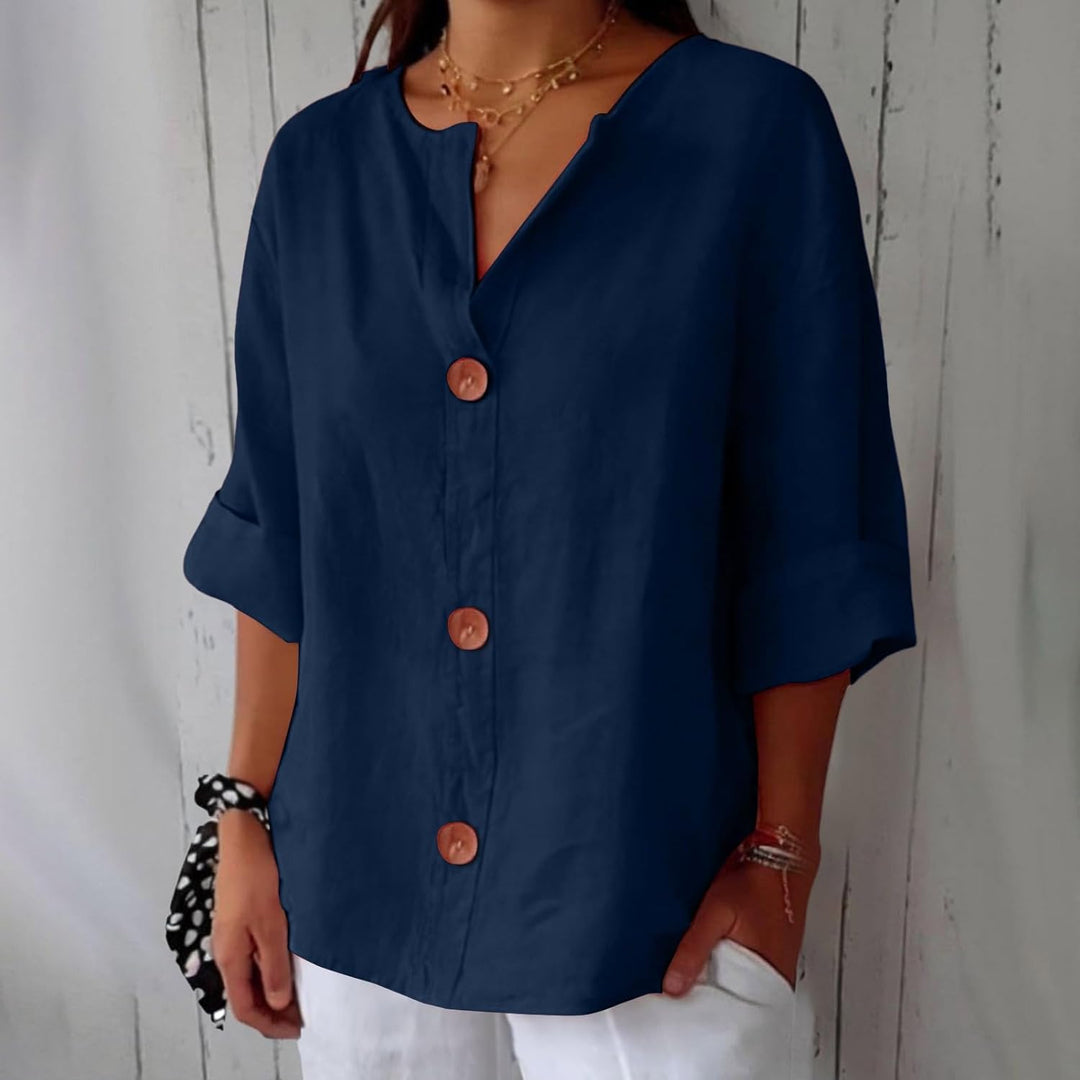 The Riviera Blouse™ | Timeless Warm-Weather Style