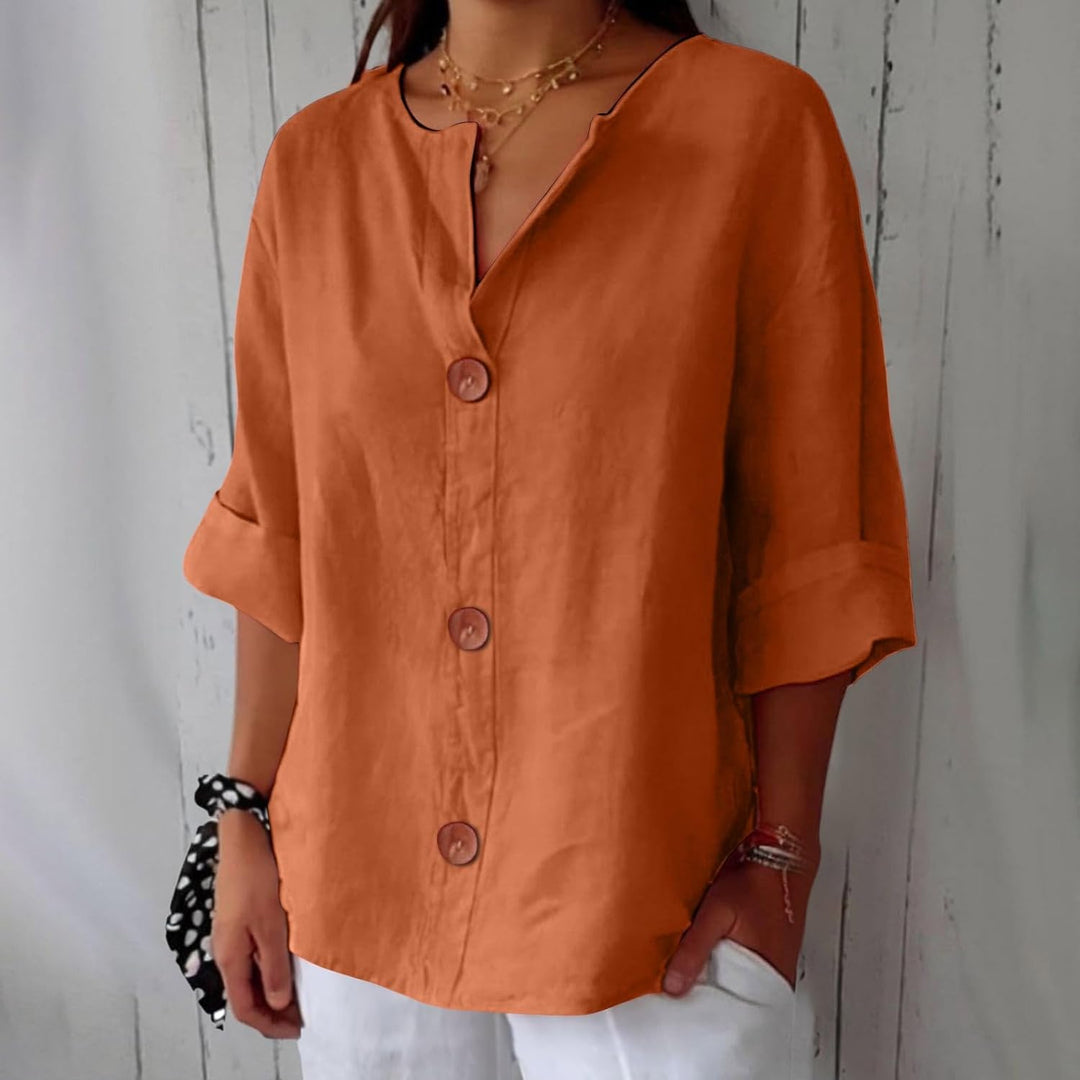 The Riviera Blouse™ | Timeless Warm-Weather Style