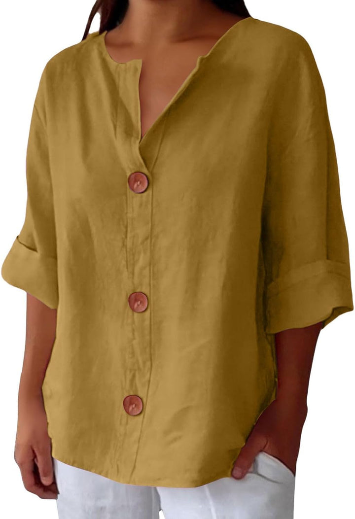 The Riviera Blouse™ | Timeless Warm-Weather Style