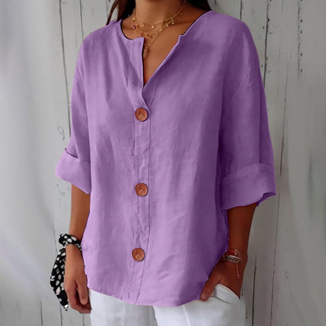 The Riviera Blouse™ | Timeless Warm-Weather Style