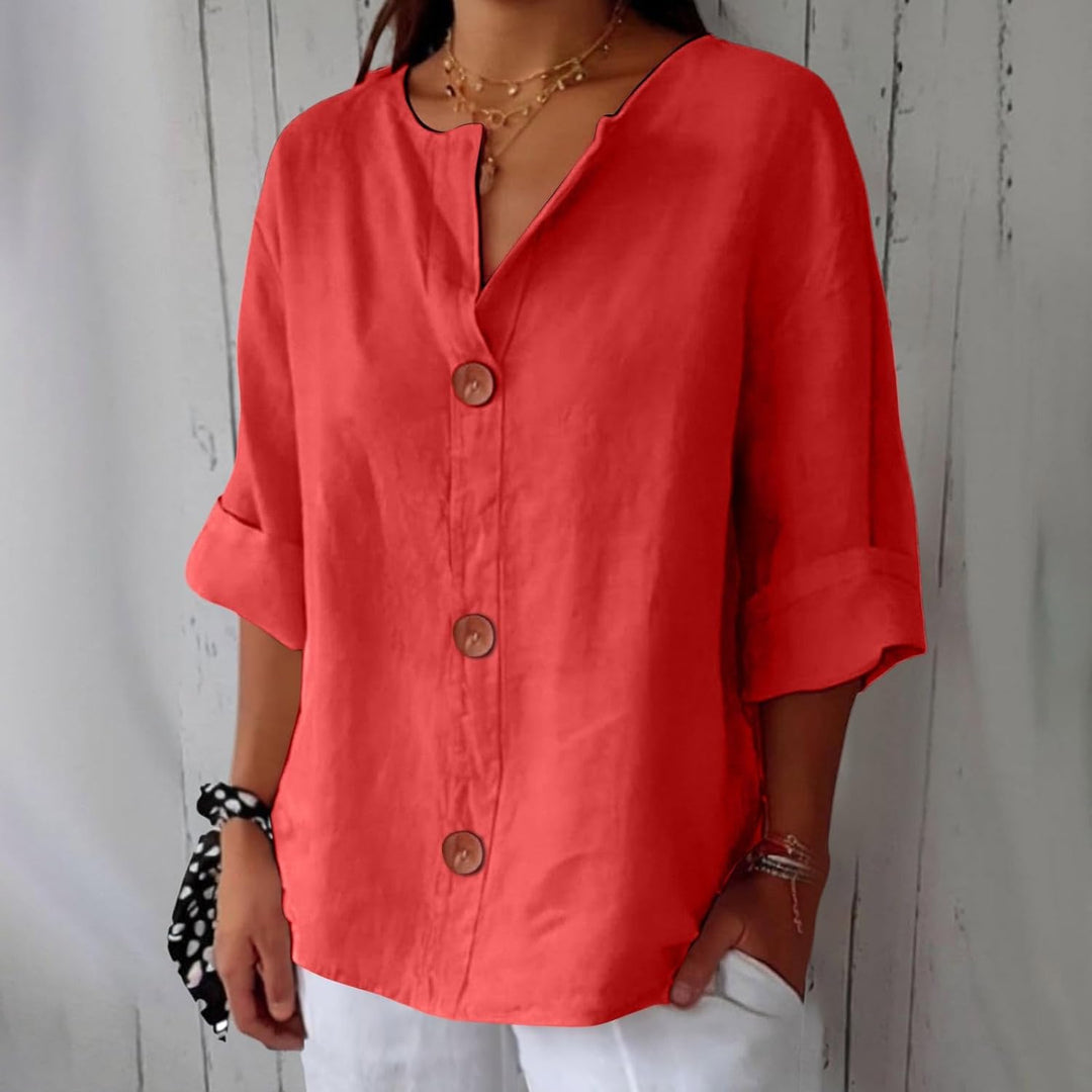 The Riviera Blouse™ | Timeless Warm-Weather Style