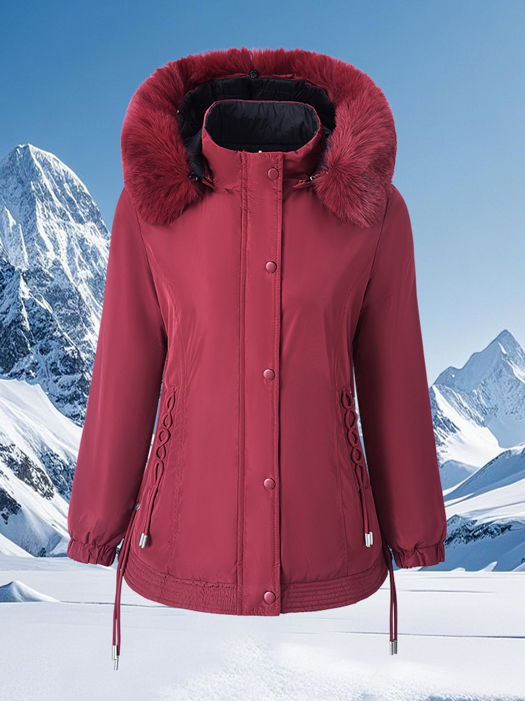 Lydia Luxe™ | Reversible Hooded Coat