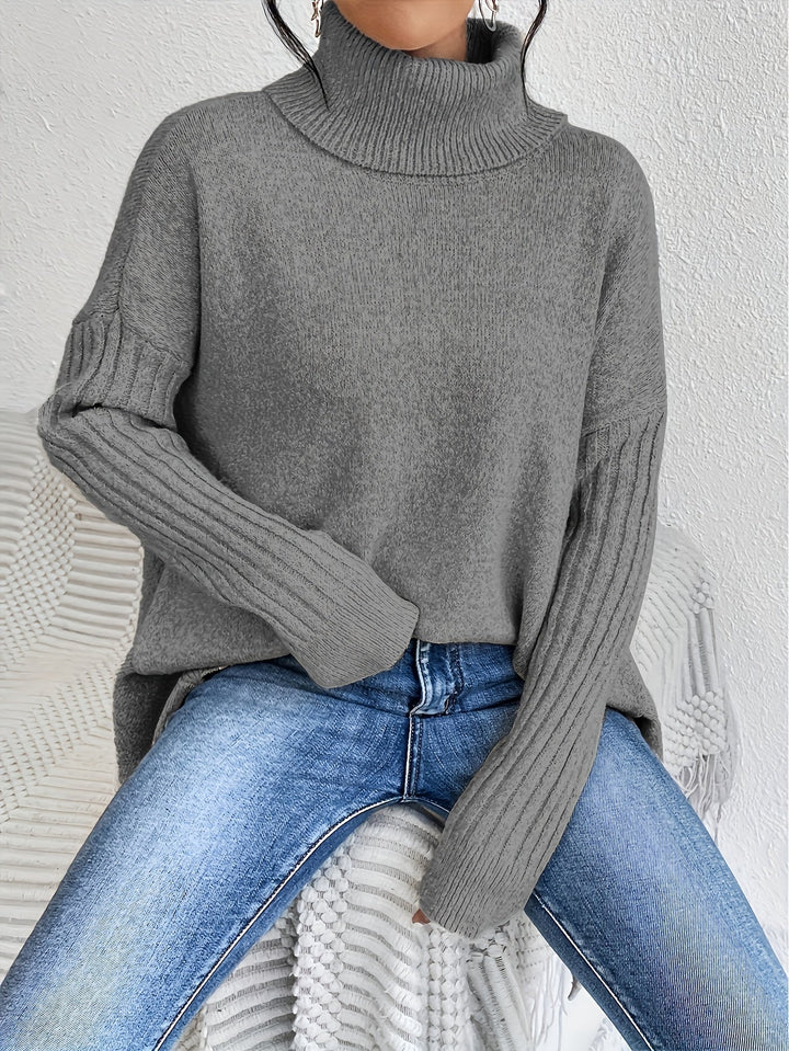 Lynora Luxe™ | Oversized Turtleneck Jumper