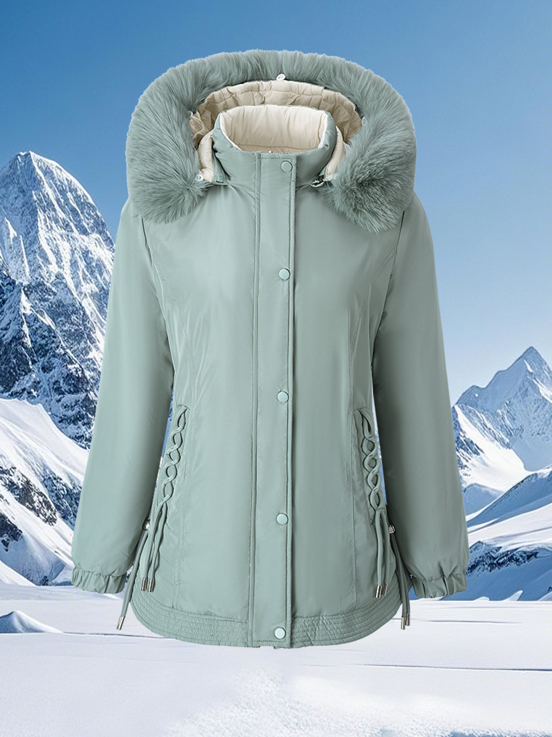 Lydia Luxe™ | Reversible Hooded Coat