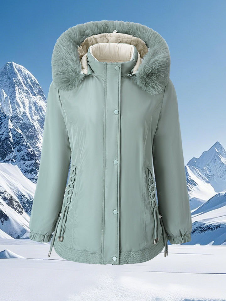 Lydia Luxe™ | Reversible Hooded Coat