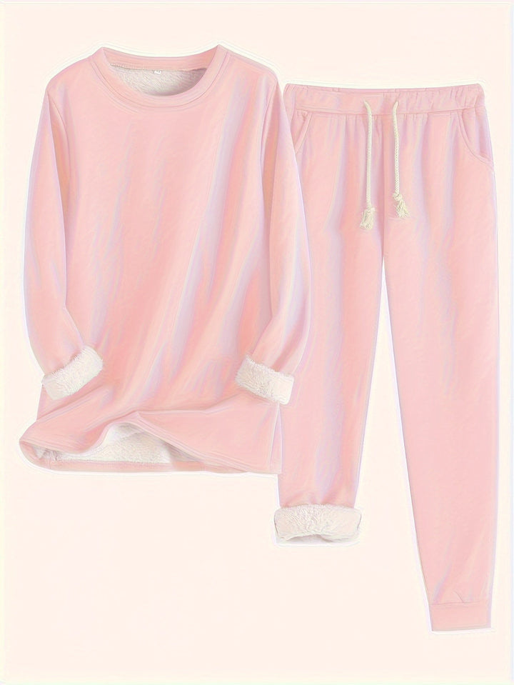 Karina Luxe™ | Fleece-Lined Loungewear Set