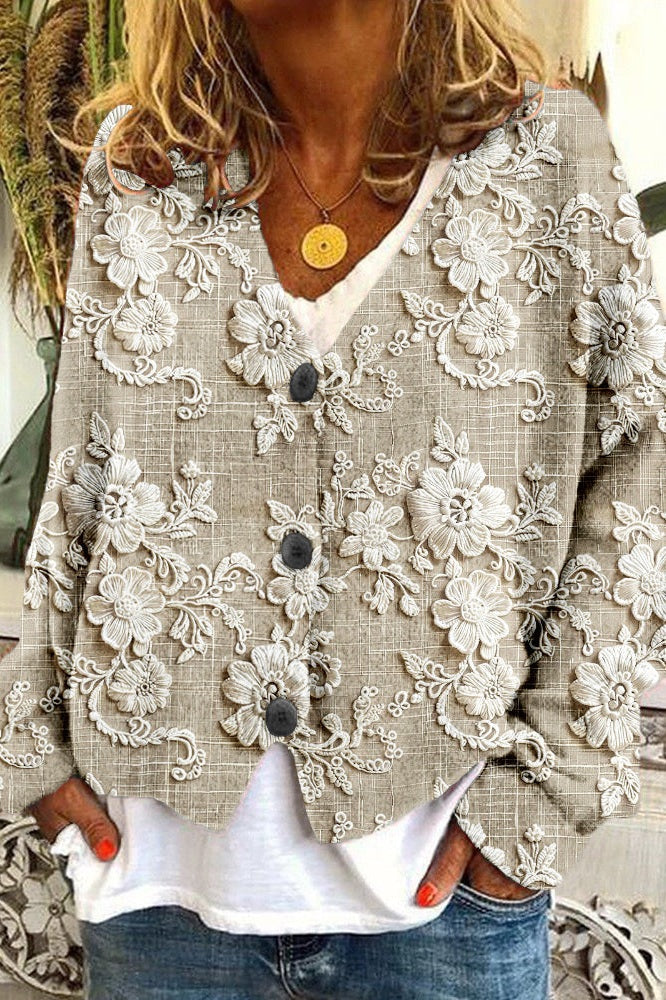 Clarisse™ | Petal Glow Cardigan