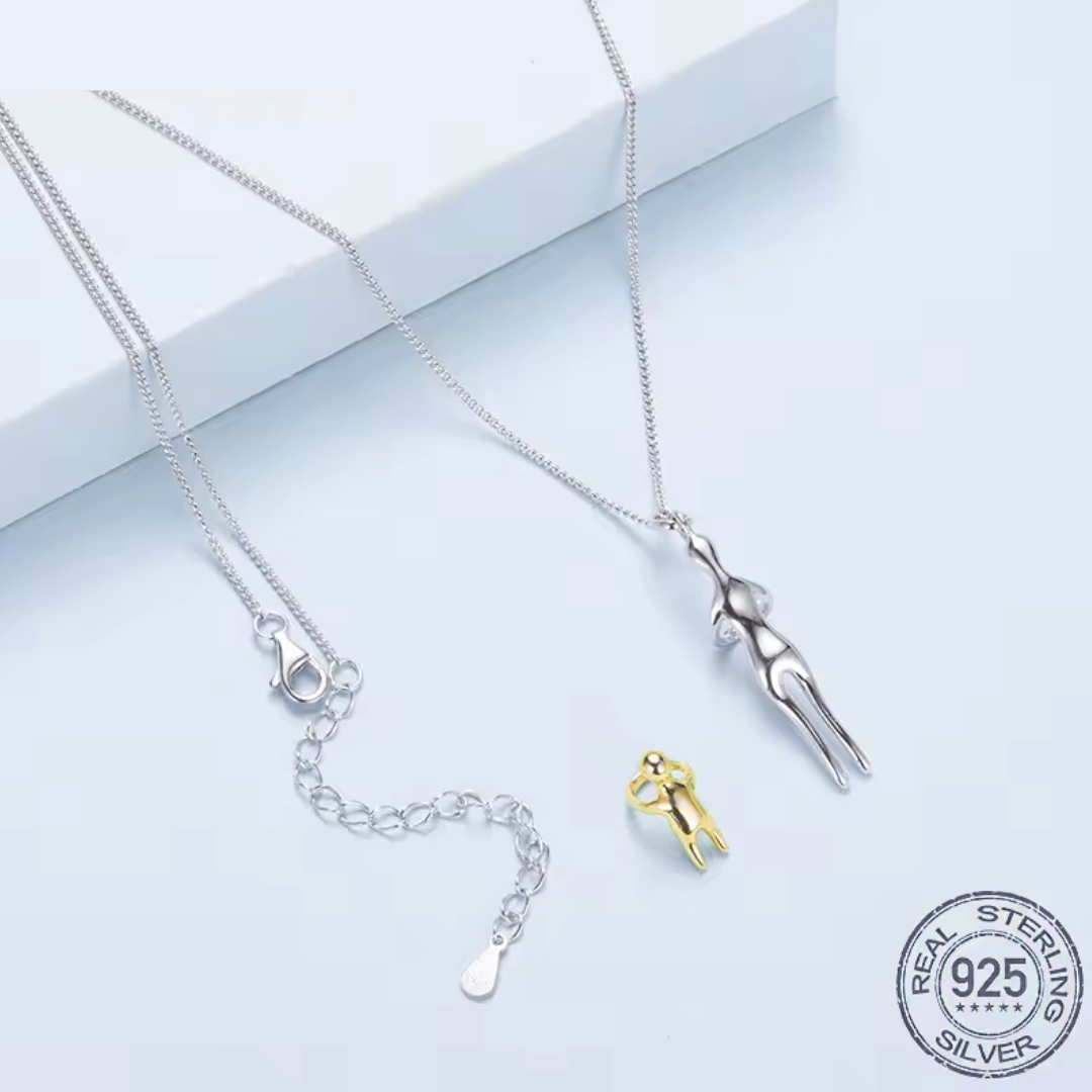 EternaBond™ | Silver-Plated Embrace Necklace