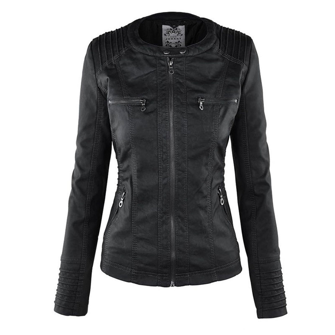 Marcelline™ | Classic Leather Jacket