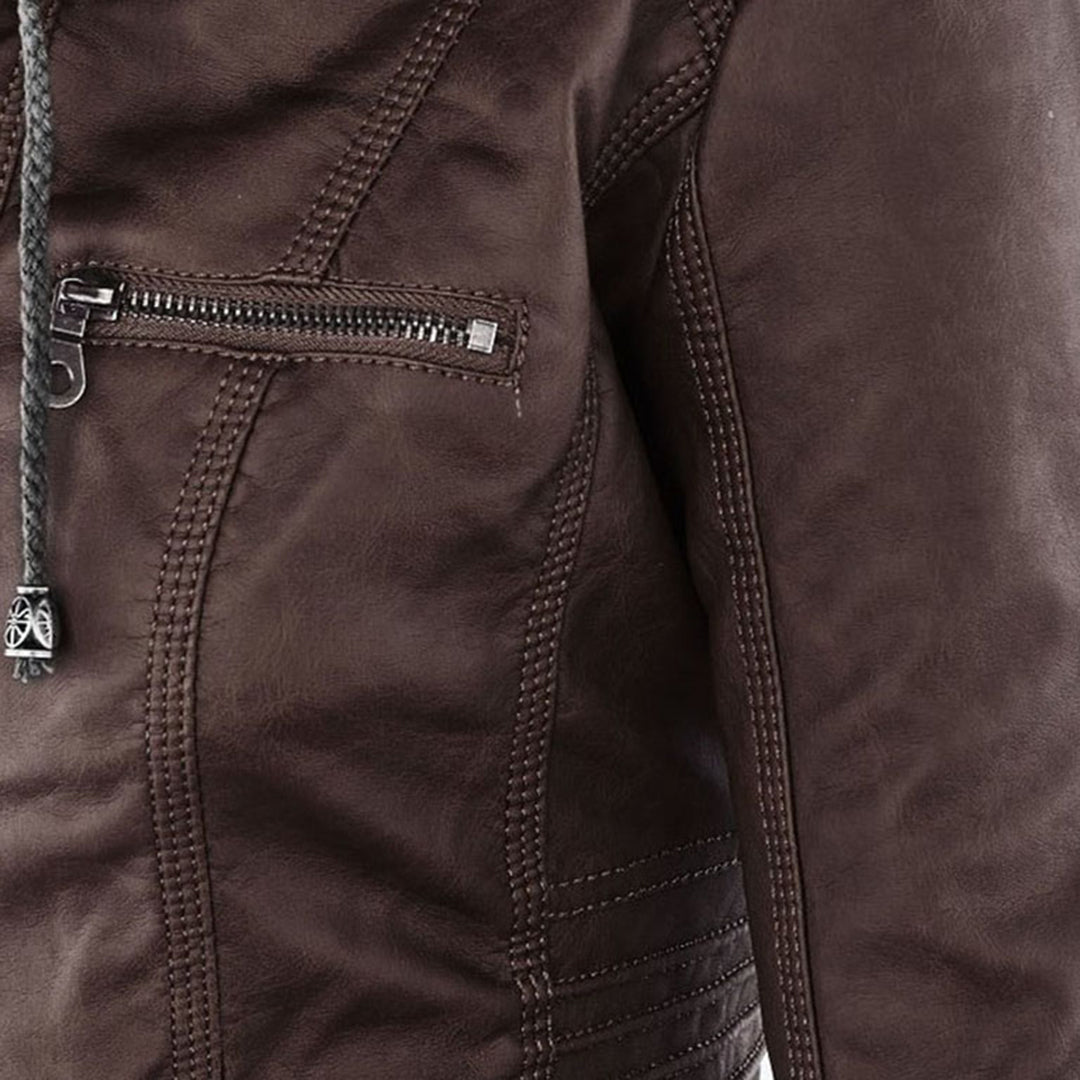 Marcelline™ | Classic Leather Jacket
