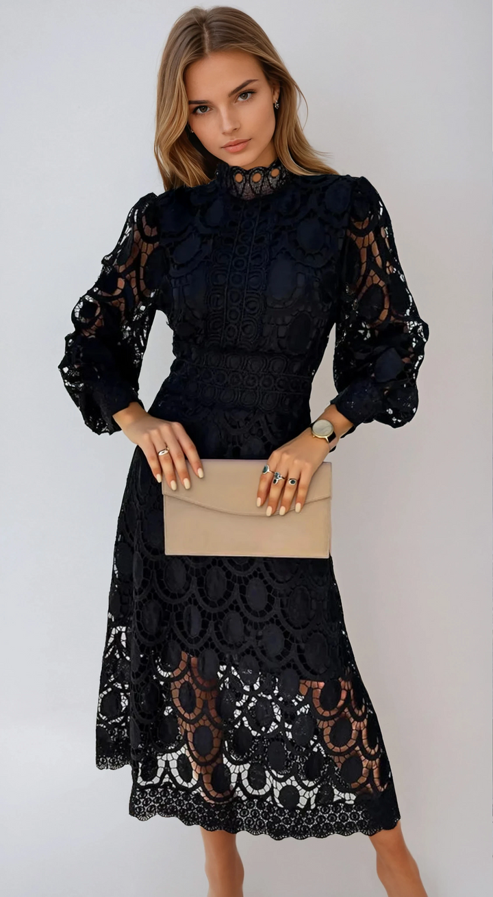 Charlotte - Romantic Elegant Midi Dress