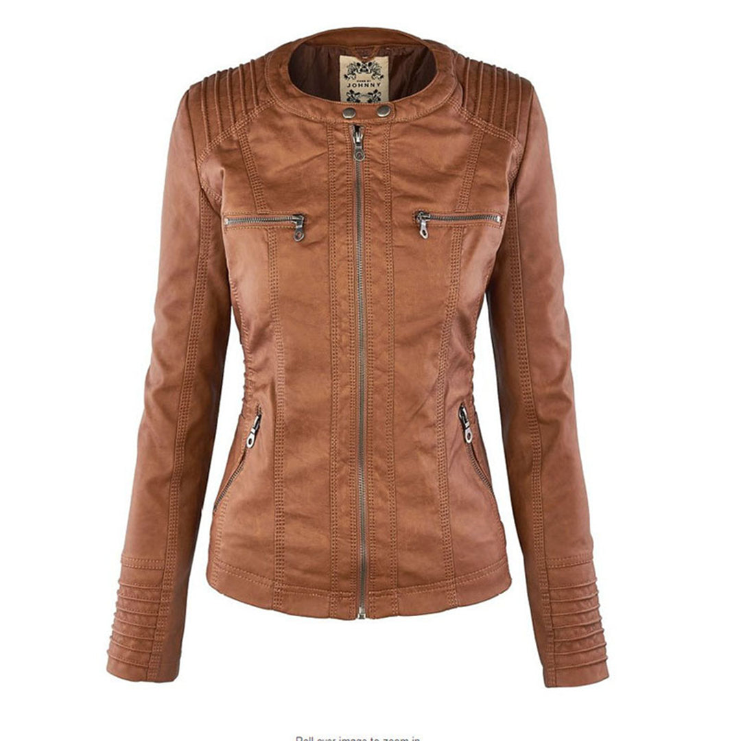 Marcelline™ | Classic Leather Jacket