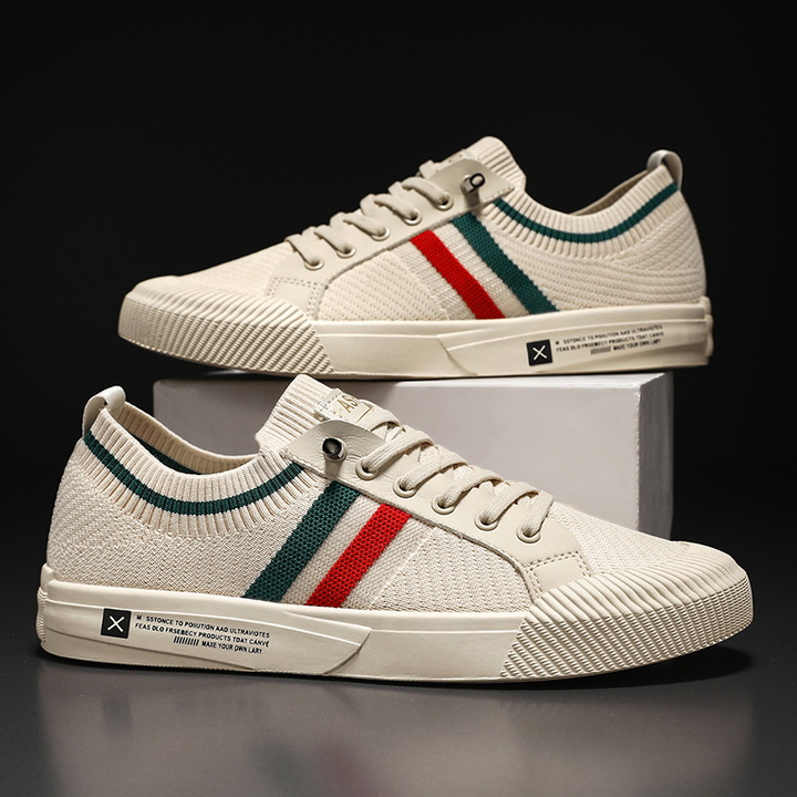 The Camden™ | Knit Stripe Sneakers