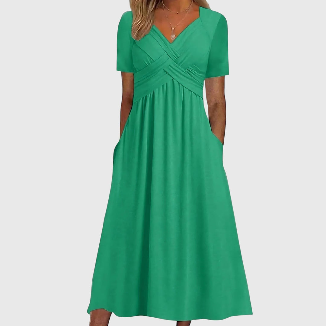 CÉLIA™ | Graceful Midi Dress