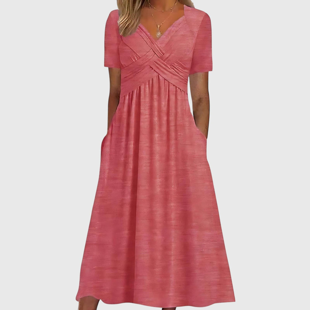 CÉLIA™ | Graceful Midi Dress