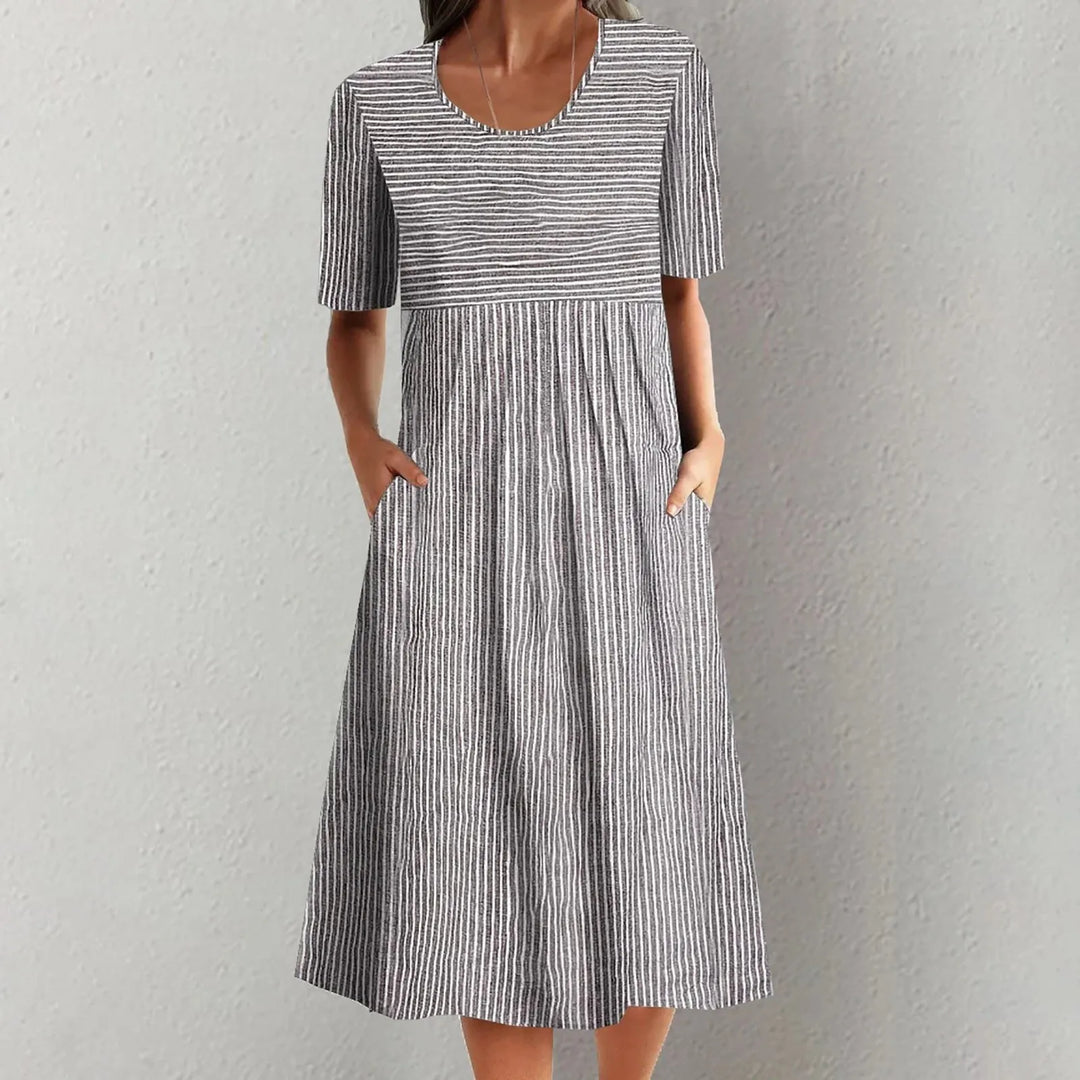 The Camille Mist™ | summer Stripe Midi