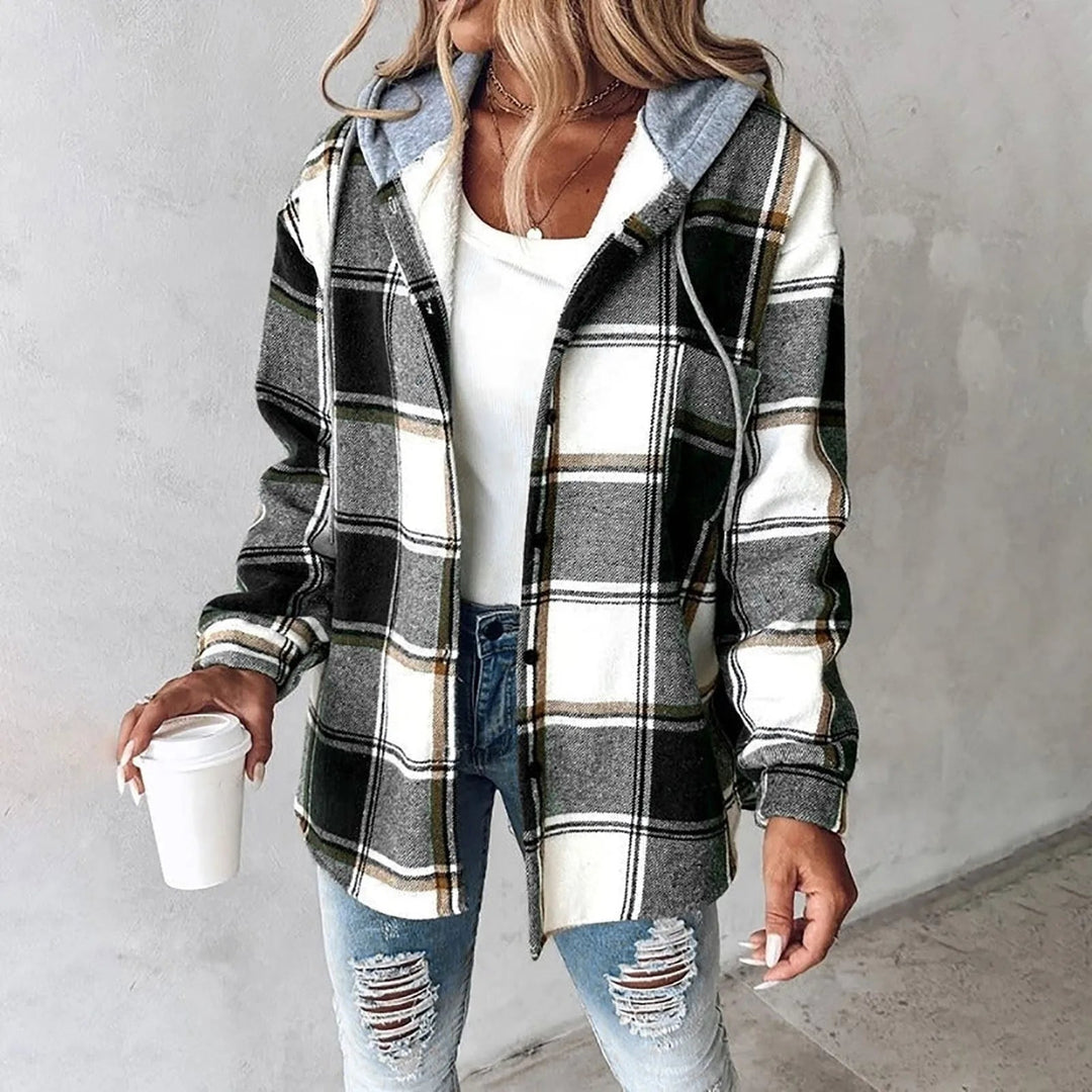 Clara™ | Cosy Check Jacket