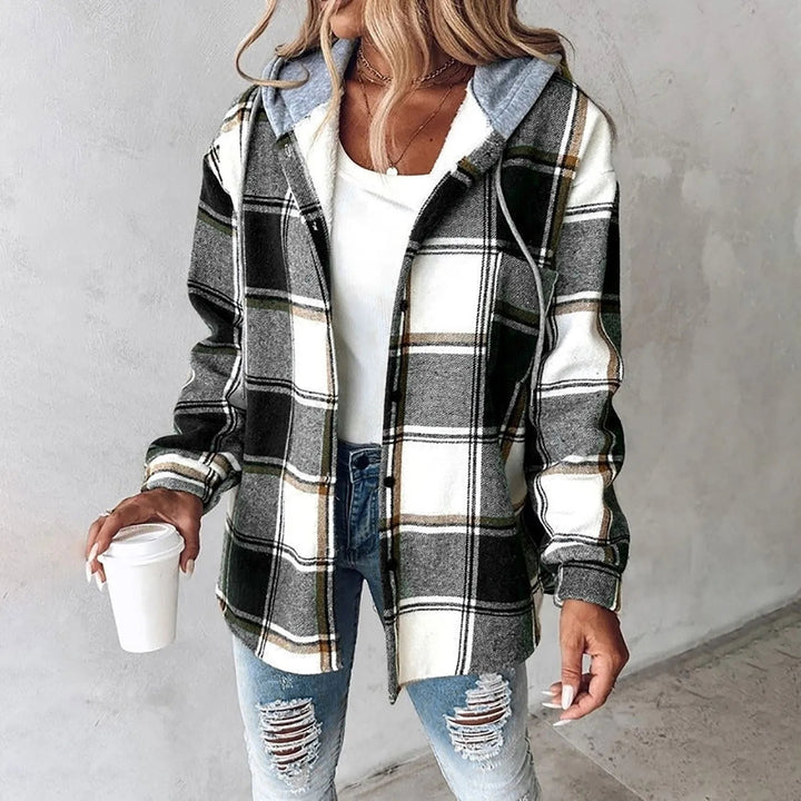 Clara™ | Cosy Check Jacket