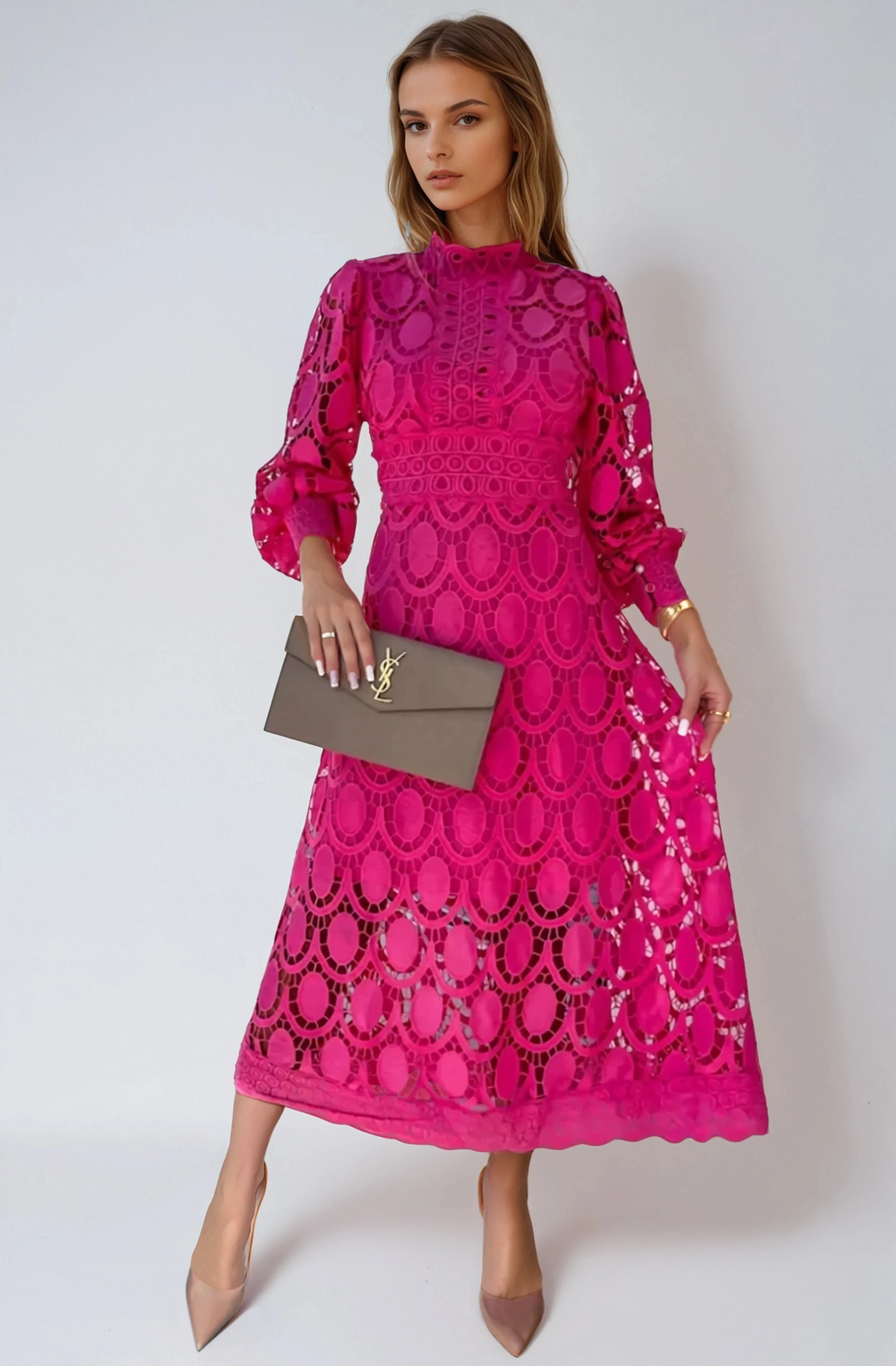 Charlotte - Romantic Elegant Midi Dress