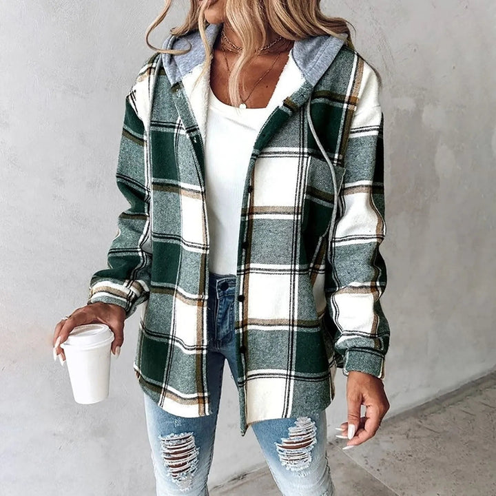 Clara™ | Cosy Check Jacket