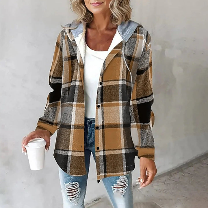 Clara™ | Cosy Check Jacket