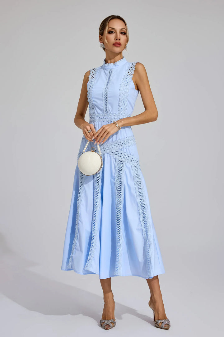 Lisette Sleeveless Lace Dress